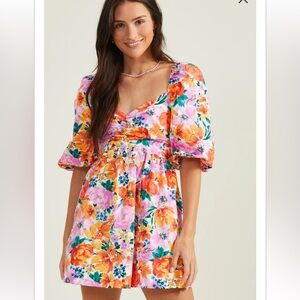 Altar’d State Cyndella Floral Dress | Size XL